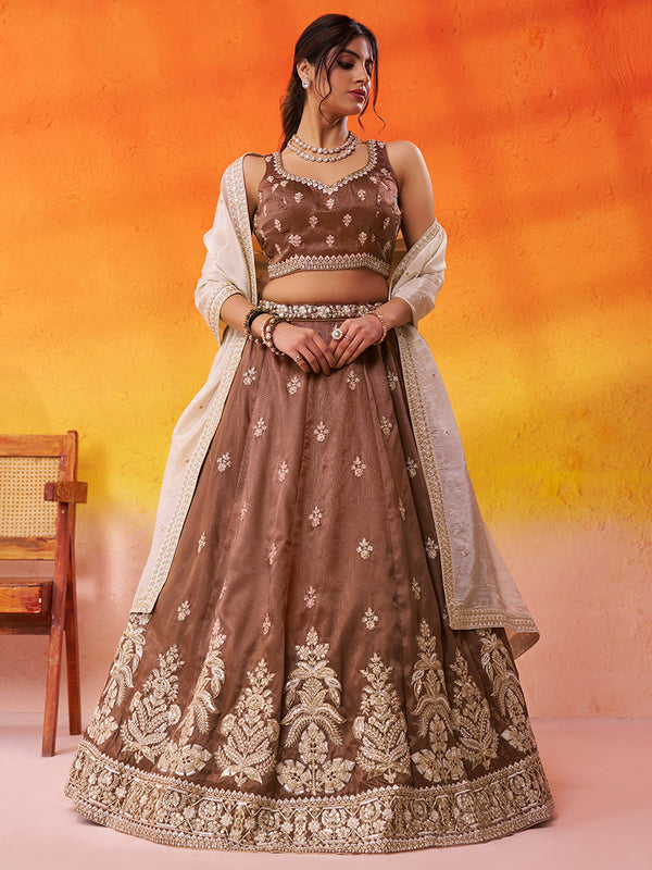 Premium Tissue Silk Lehenga Choli for Women