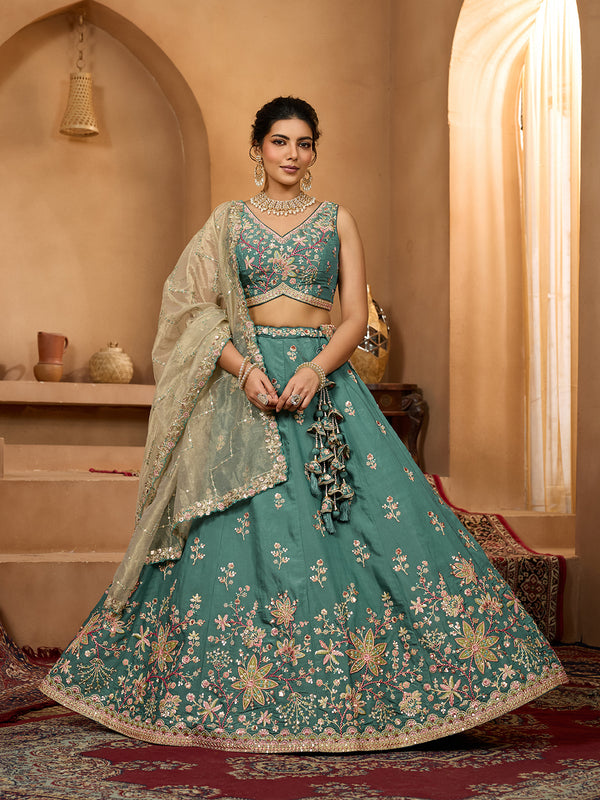 Georgette Bridal Lehenga Choli with Dupatta