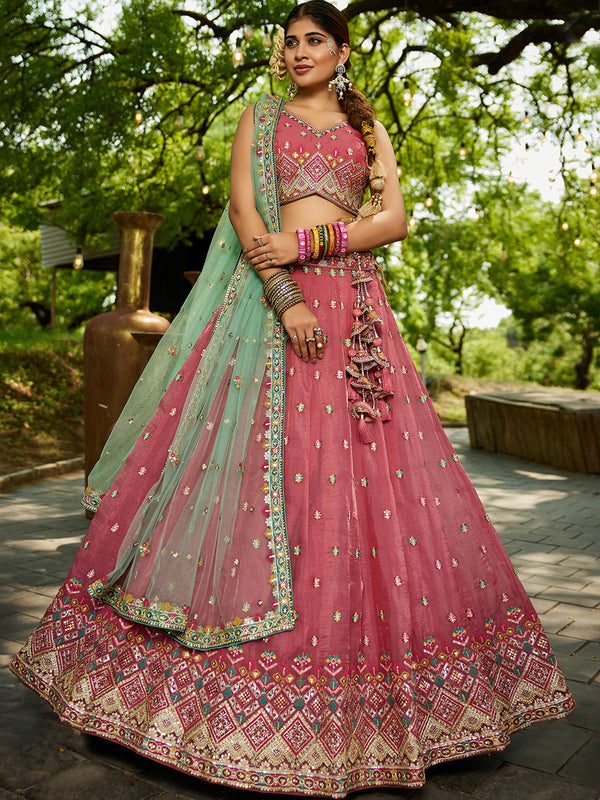 Heavy Embroidered Indian Wedding Lehenga Choli