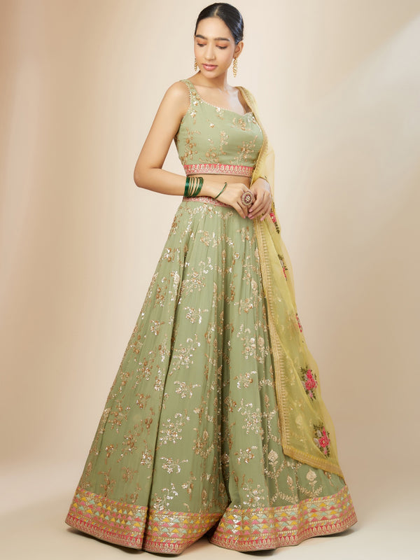 Designer Georgette Lehenga Choli for Women