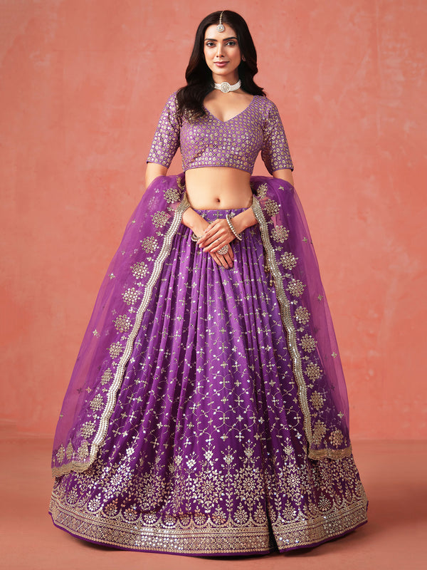 Traditional Georgette Lehenga Choli for Wedding