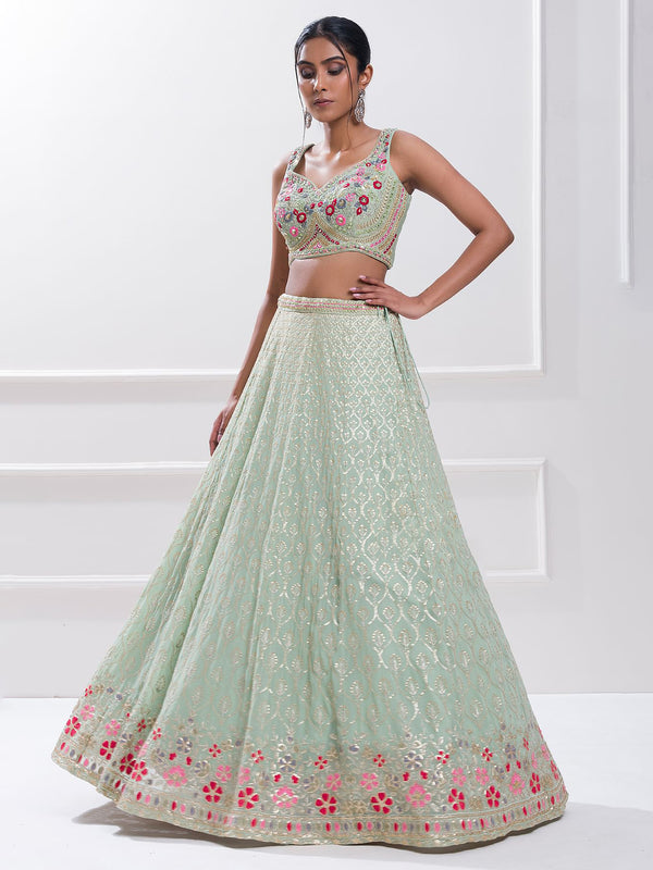 Stylish Georgette Lehenga Choli for Women