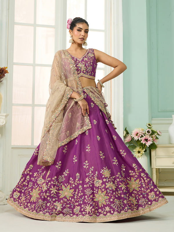 Stylish Georgette Lehenga Choli with Dupatta