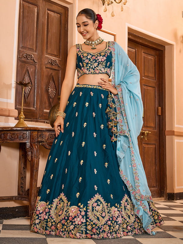 Designer Georgette Wedding Lehenga Choli
