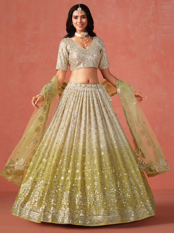 Party Wear Georgette Lehenga Choli for Women
