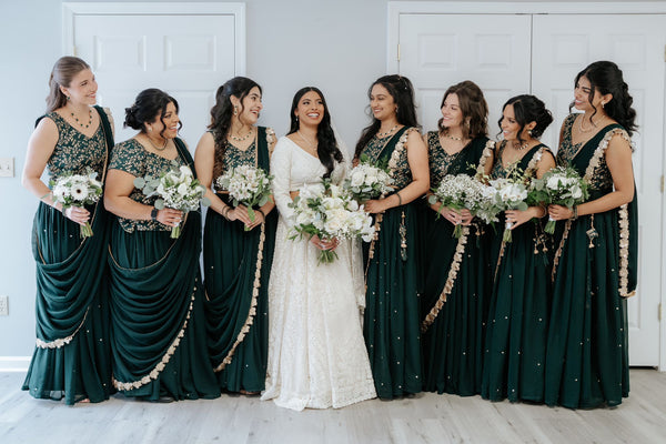 💚 Bridesmaid Lehenga Sets – Celebrate in Coordinated Elegance!