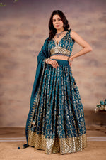 Teal Blue Lehenga Choli – Custom Fit Indian Wedding Wear