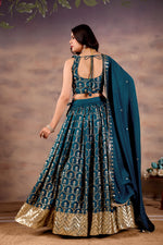 Teal Blue Lehenga Choli – Custom Fit Indian Wedding Wear