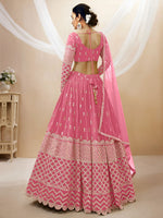Pink Lehenga Choli Set – Embroidered Indian Wedding Outfit – Made to Measure
