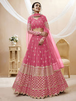 Pink Lehenga Choli Set – Embroidered Indian Wedding Outfit – Made to Measure