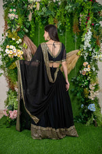 Ethnic Party Wear Black Lehenga Choli