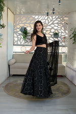 Indian Black Lehenga Choli – Ethnic Festive Wear