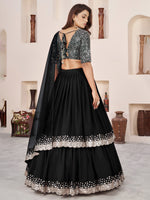 Georgette Ruffle Lehenga Choli for Women