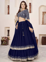 Women’s Georgette Sequin Work Lehenga Choli