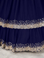 Women’s Georgette Sequin Work Lehenga Choli