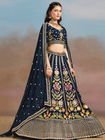 Women’s Georgette Embroidered Lehenga Choli