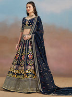 Women’s Georgette Embroidered Lehenga Choli