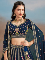 Women’s Georgette Embroidered Lehenga Choli