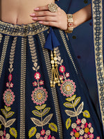 Women’s Georgette Embroidered Lehenga Choli