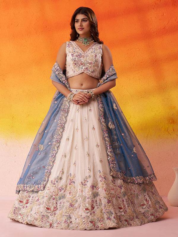Bridal Lehenga Choli with Dupatta – Indian Ethnic Wear