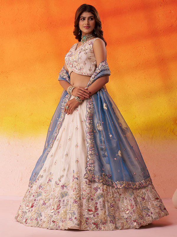 Bridal Lehenga Choli with Dupatta – Indian Ethnic Wear