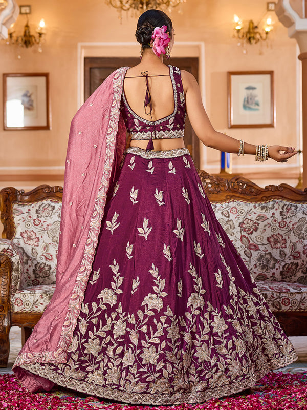 Bridal Silk Lehenga Choli – Indian Wedding Wear