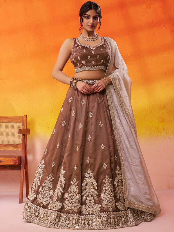 Premium Tissue Silk Lehenga Choli for Women