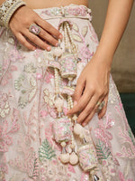 cream indian wedding lehenga for women