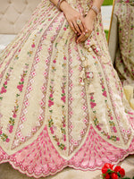 semi stitched tissue silk lehenga with blouse