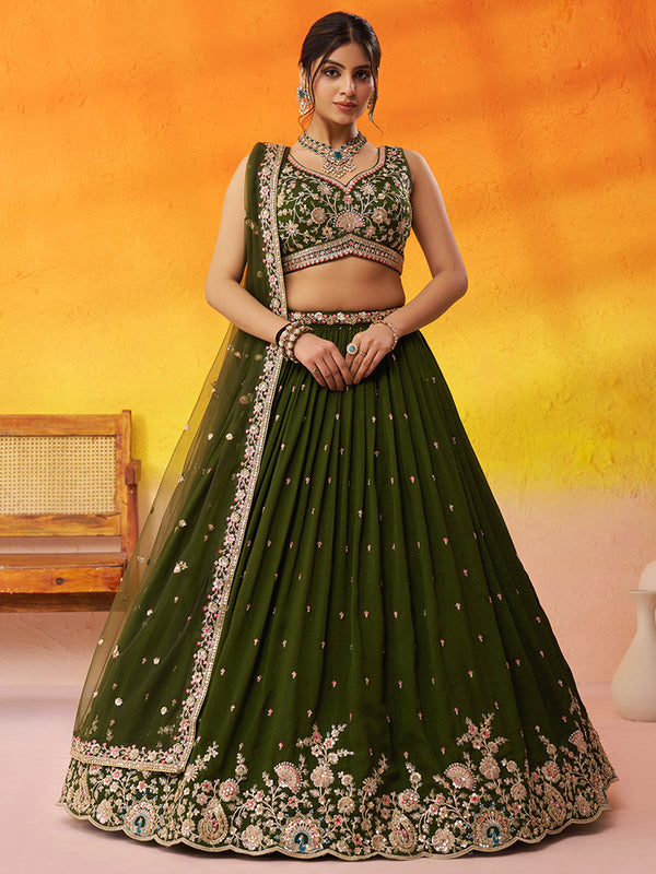 Designer Georgette Bridal Lehenga Choli