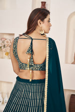 Traditional Sequins Work Georgette Lehenga Choli