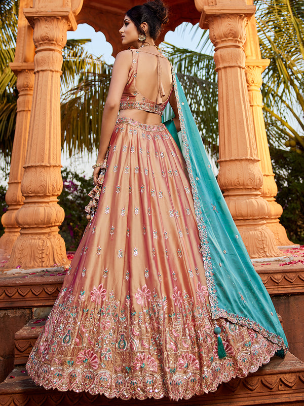 Georgette Party Wear Lehenga Choli for Wedding