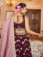 embroidered silk lehenga choli for festive occasions