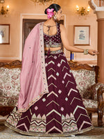 bridal silk lehenga with traditional indian design