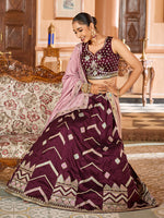 designer silk party wear lehenga choli