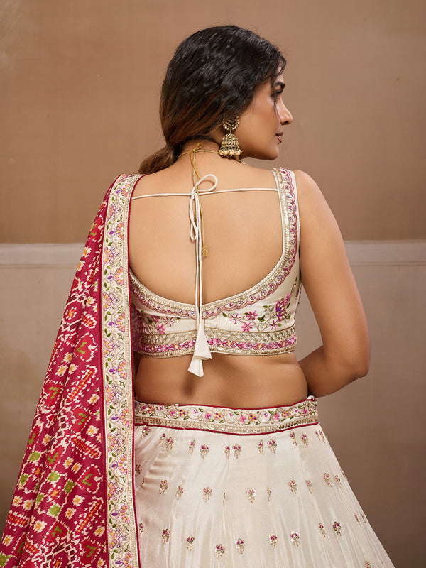 Designer Tissue Silk Lehenga Choli