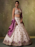traditional tissue bridal lehenga for indian wedding
