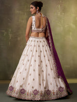 indian wedding tissue lehenga with designer embroidery