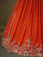 Sunset Orange Lehenga Choli