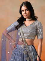 Designer Georgette Indian Wedding Lehenga Set