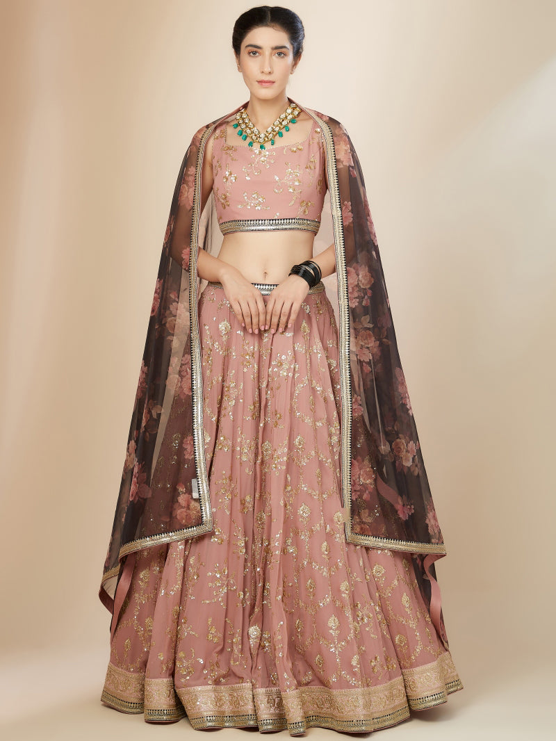 Premium Georgette Lehenga Choli Set
