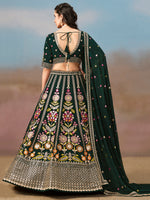 Heavy Embroidered Georgette Lehenga Choli for Bridal
