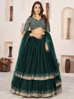 Indian Designer Georgette Sequin Lehenga Choli