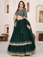 Indian Designer Georgette Sequin Lehenga Choli