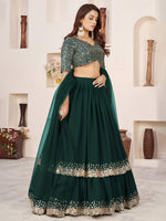 Indian Designer Georgette Sequin Lehenga Choli