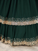 Indian Designer Georgette Sequin Lehenga Choli