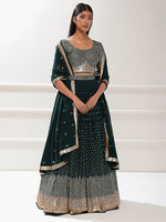 Indian Georgette Lehenga Choli with Embroidery