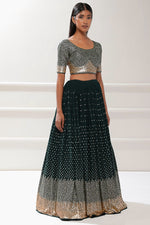 Indian Georgette Lehenga Choli with Embroidery