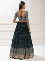 Indian Georgette Lehenga Choli with Embroidery