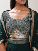 Indian Georgette Lehenga Choli with Embroidery